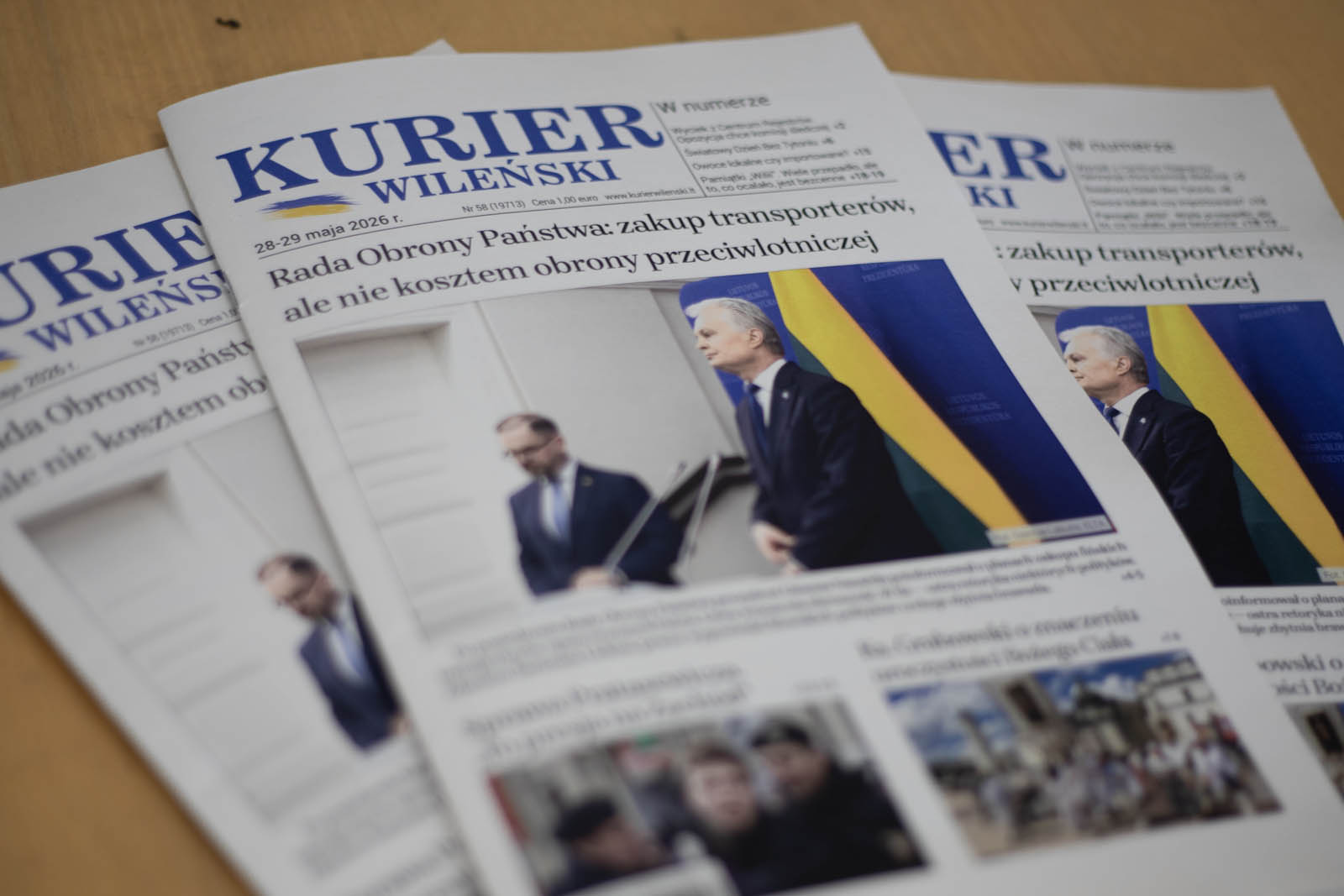 Wydanie codzienne dziennika „Kurier Wileński”.