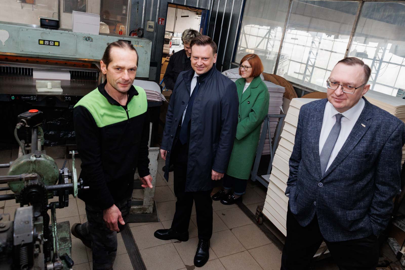 Mer Wilna w drukarni „Kuriera Wileńskiego”,