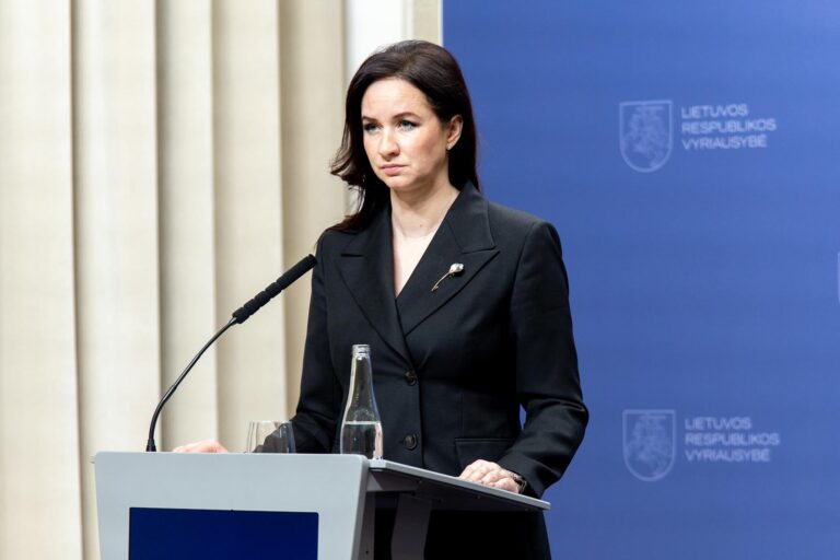 Premier Ingrida Ruginienė.