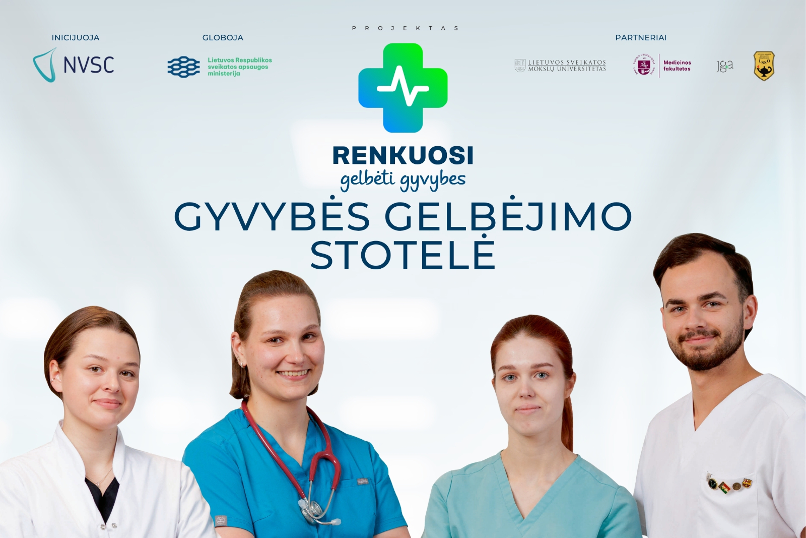 SP (viršeliui) - 3 Szyld: „Stacja ratowania życia”.