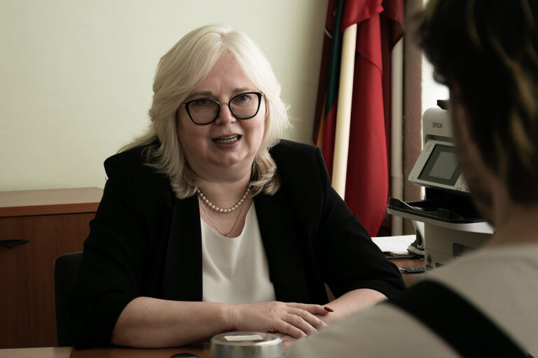 Dyrektor Szkoły w Leszczyniakach (Lazdynai) Maria Klimaszewska.