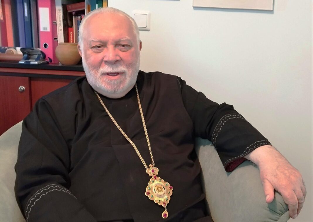 Abp Stefanos, metropolita Tallinna i całej Estonii, zwierzchnik Estońskiej Apostolskiej Cerkwi Prawosławnej podlegającej Patriarchatowi Konstantynopolitańskiemu.
