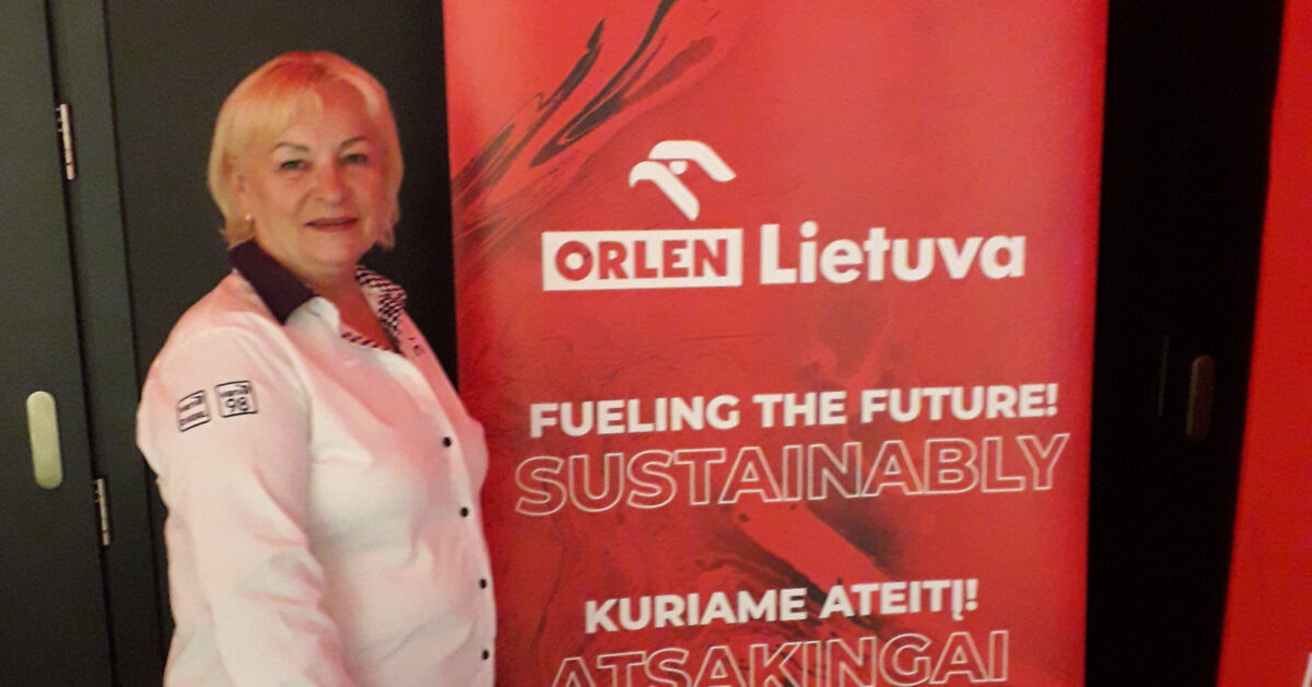 Lucija Majauskienė: „Praca na stacji paliw stała się dużą i częścią mego życia”