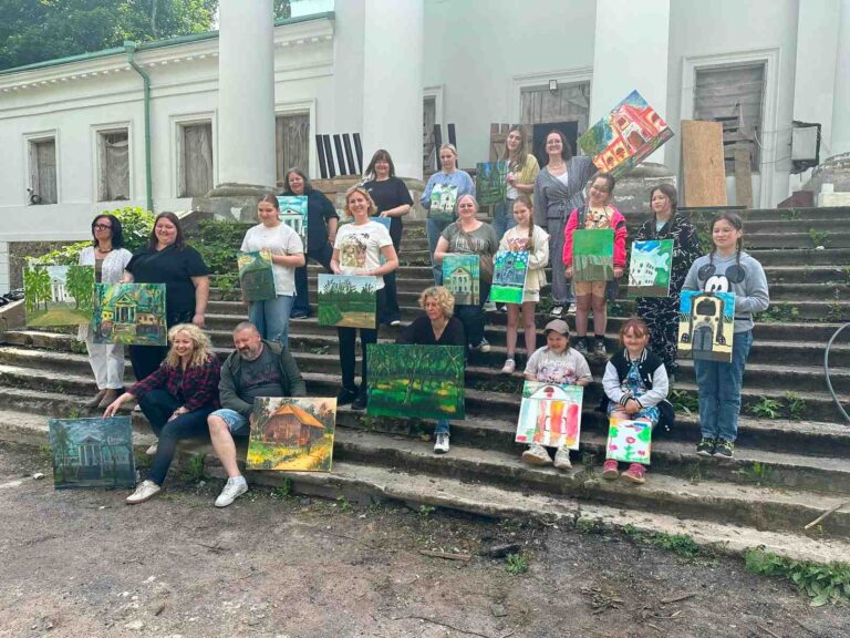 Plener malarski w Niemieżu.