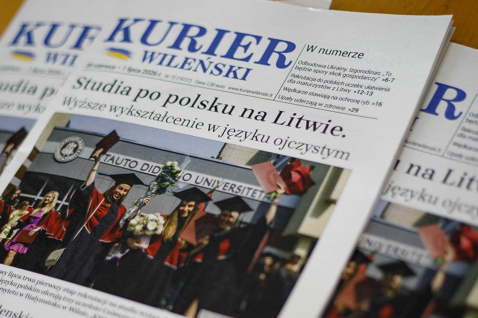 Wydanie codzienne dziennika „Kurier Wileński”.