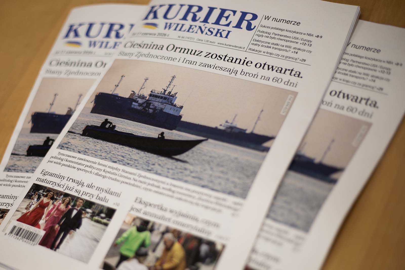 Wydanie codzienne dziennika „Kurier Wileński”.