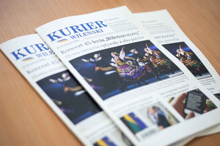 Wydanie codzienne dziennika „Kurier Wileński”.