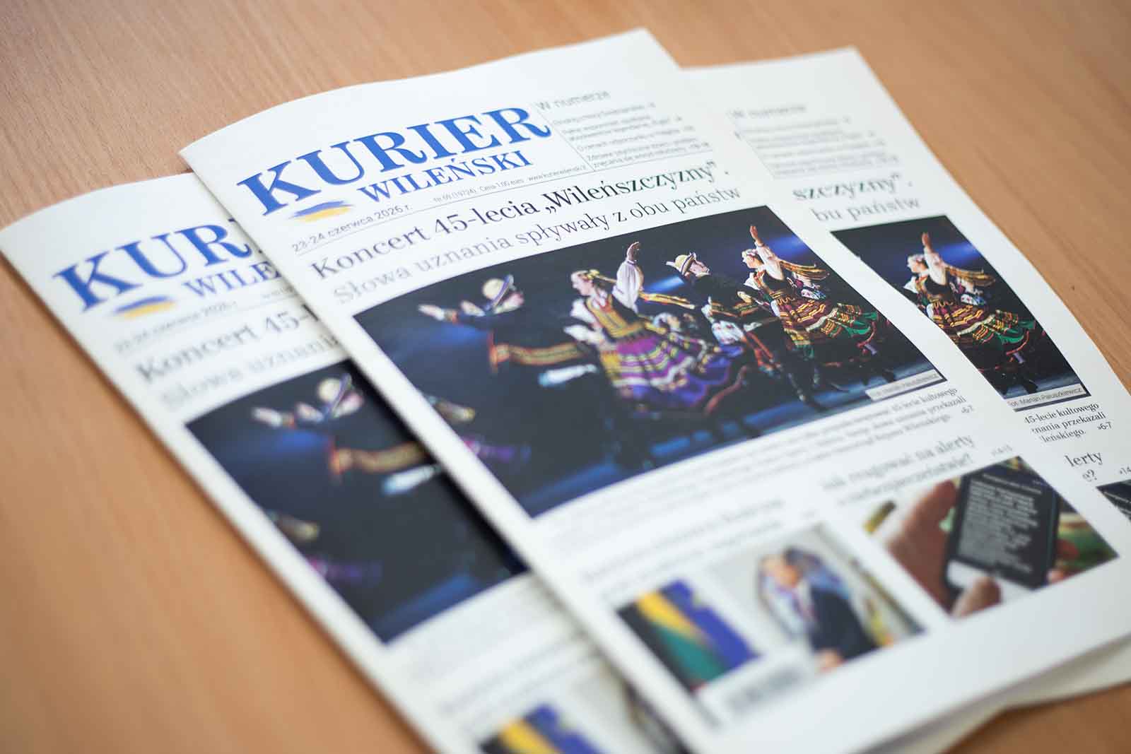 Wydanie codzienne dziennika „Kurier Wileński”.