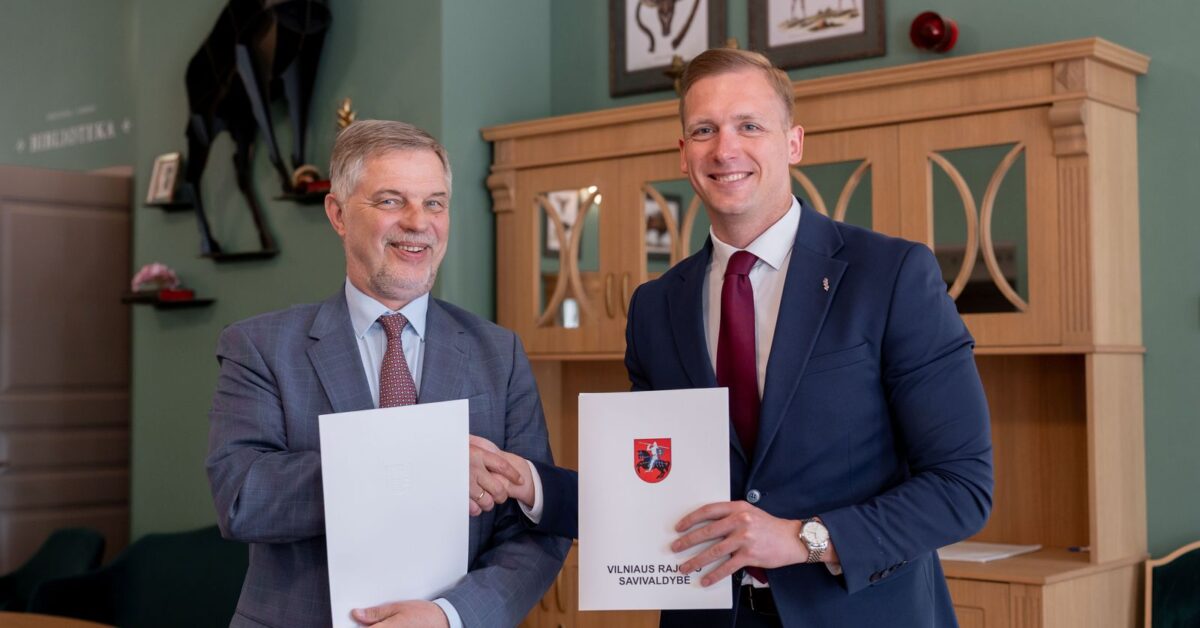 Samorząd Rejonu Wileńskiego rozszerza współpracę regionalną: podpisano list intencyjny z Samorządem Rejonu Malackiego
