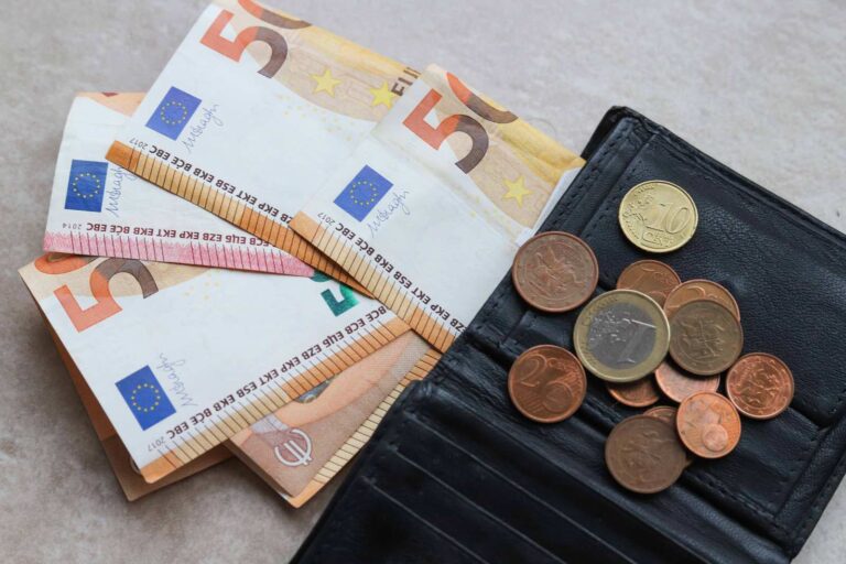 Pieniądze euro.