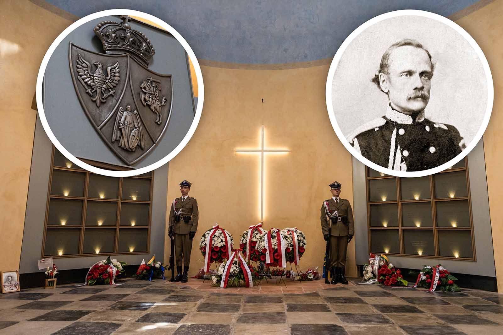 Zygmunt Sierakowski spoczywa od 2019 r. w kaplicy powstańców na cmentarzu na Rossie w Wilnie.