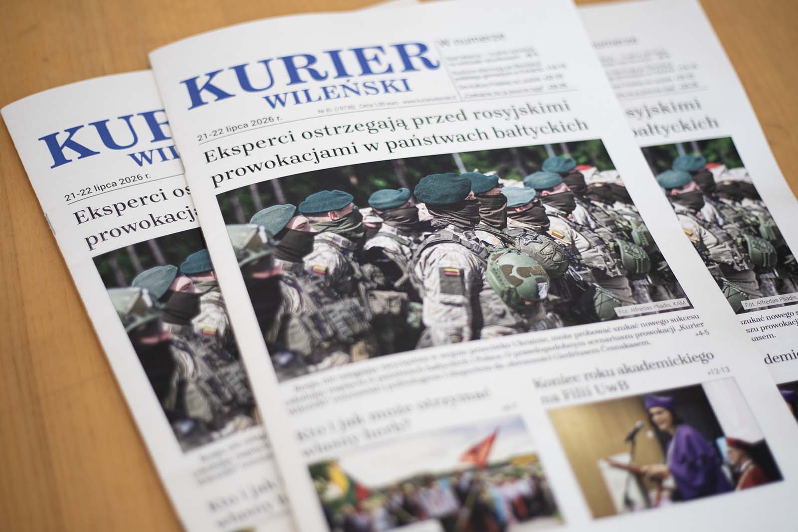 KW-2026-07-21 Wydanie codzienne dziennika „Kurier Wileński”.