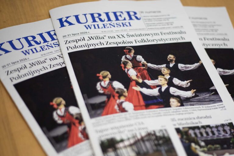 Wydanie codzienne dziennika „Kurier Wileński”.