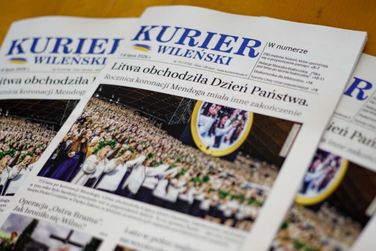 Wydanie codzienne dziennika „Kurier Wileński”.