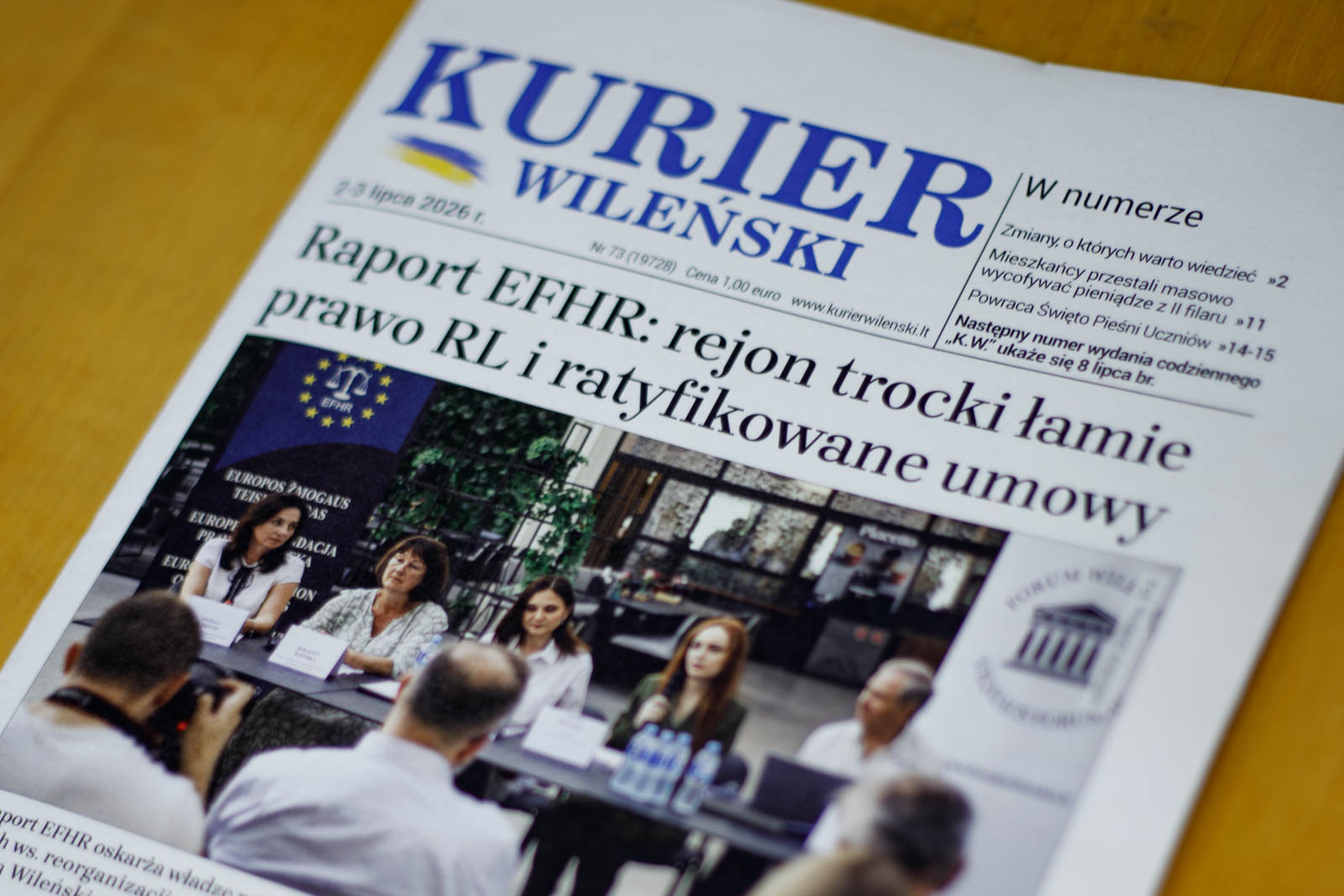 MPL_6945 Wydanie codzienne dziennika „Kurier Wileński”.