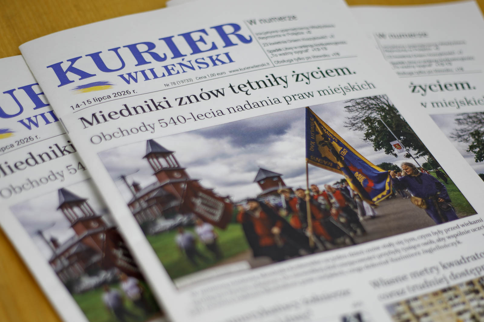 Wydanie codzienne dziennika „Kurier Wileński”.