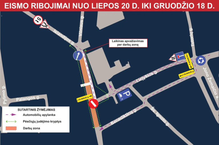 Plan ulicy Wileńskiej w Winie.