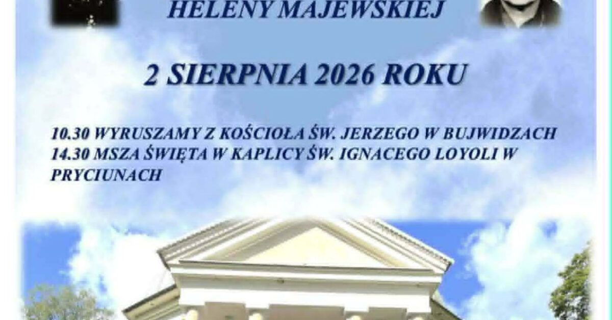 Pielgrzymka śladami Sióstr od Aniołów – Wandy Boniszewskiej i Heleny Majewskiej