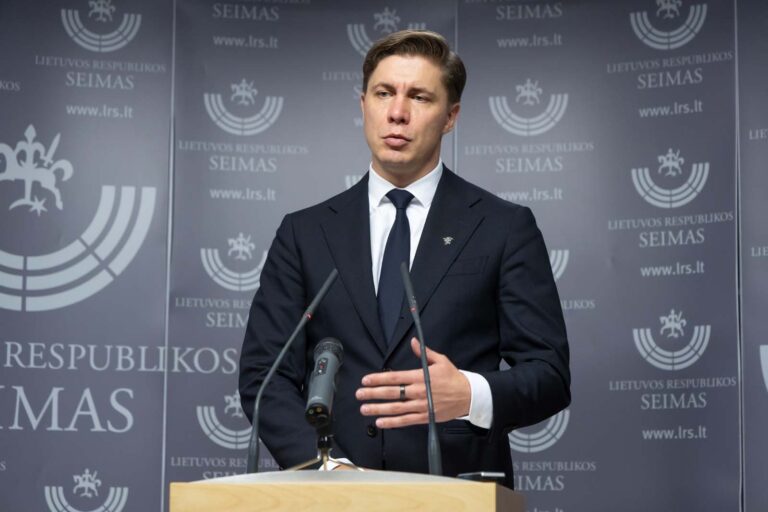 Premier Mindaugas Sinkevičius.