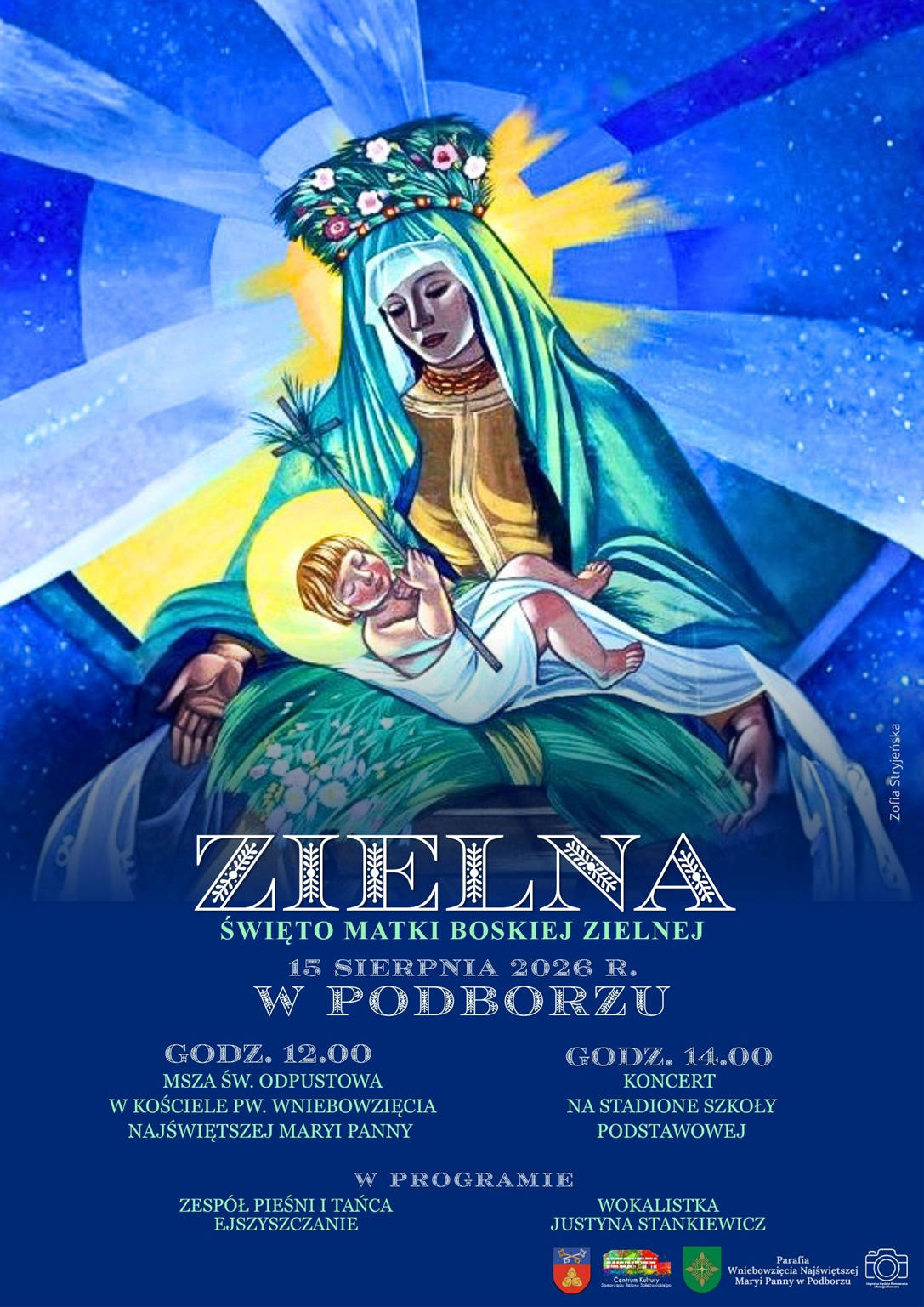 Afisz Zielnej w Podborzu.