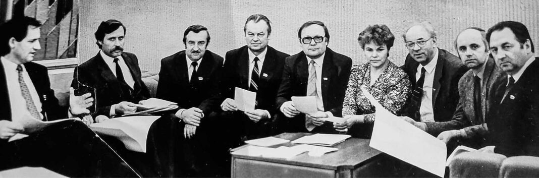 Deputowani Polacy do Najwyższej Rady Litwy | Fot. archiwum prywatne, opr. A.K.
