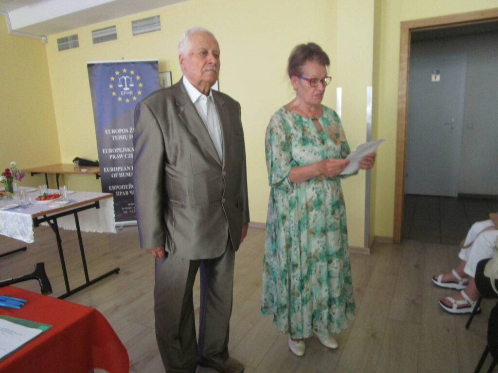 Rektor PUTW Ryszard Kuźmo i Iwona Kisłowska.