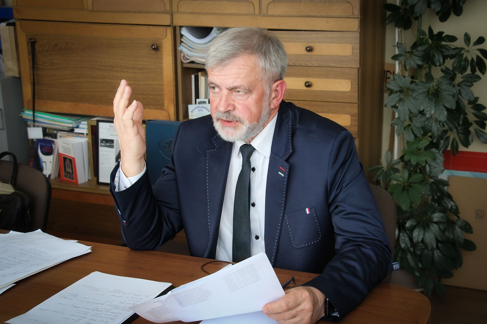 wywiad-2026-07-04-1 Dyrektor Gimnazjum im. św. Jana Pawła II w Wilnie, Adam Błaszkiewicz.