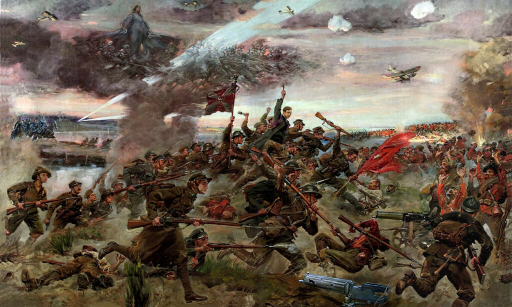 Jerzy Kossak, „Cud nad Wisłą” (1930).