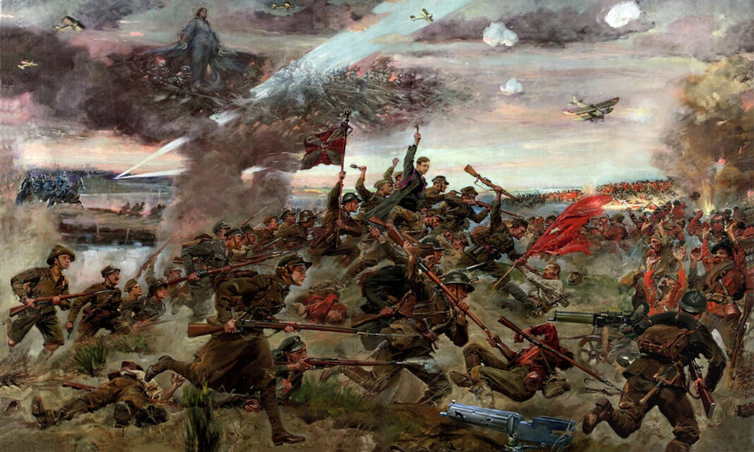 Jerzy Kossak, „Cud nad Wisłą” (1930).