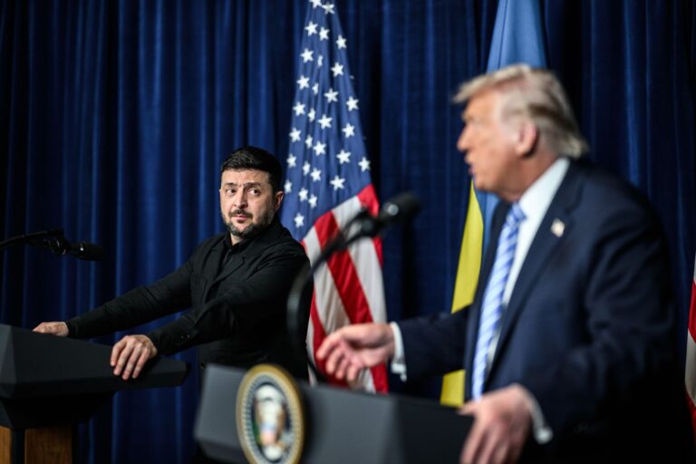 Zełenski z Trumpem.