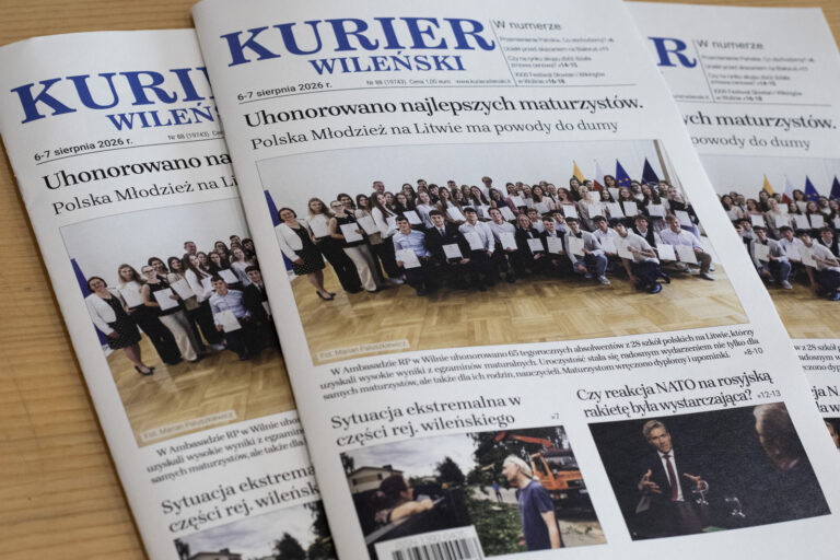 Wydanie codzienne dziennika „Kurier Wileński”.