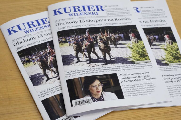 Wydanie codzienne dziennika „Kurier Wileński”.