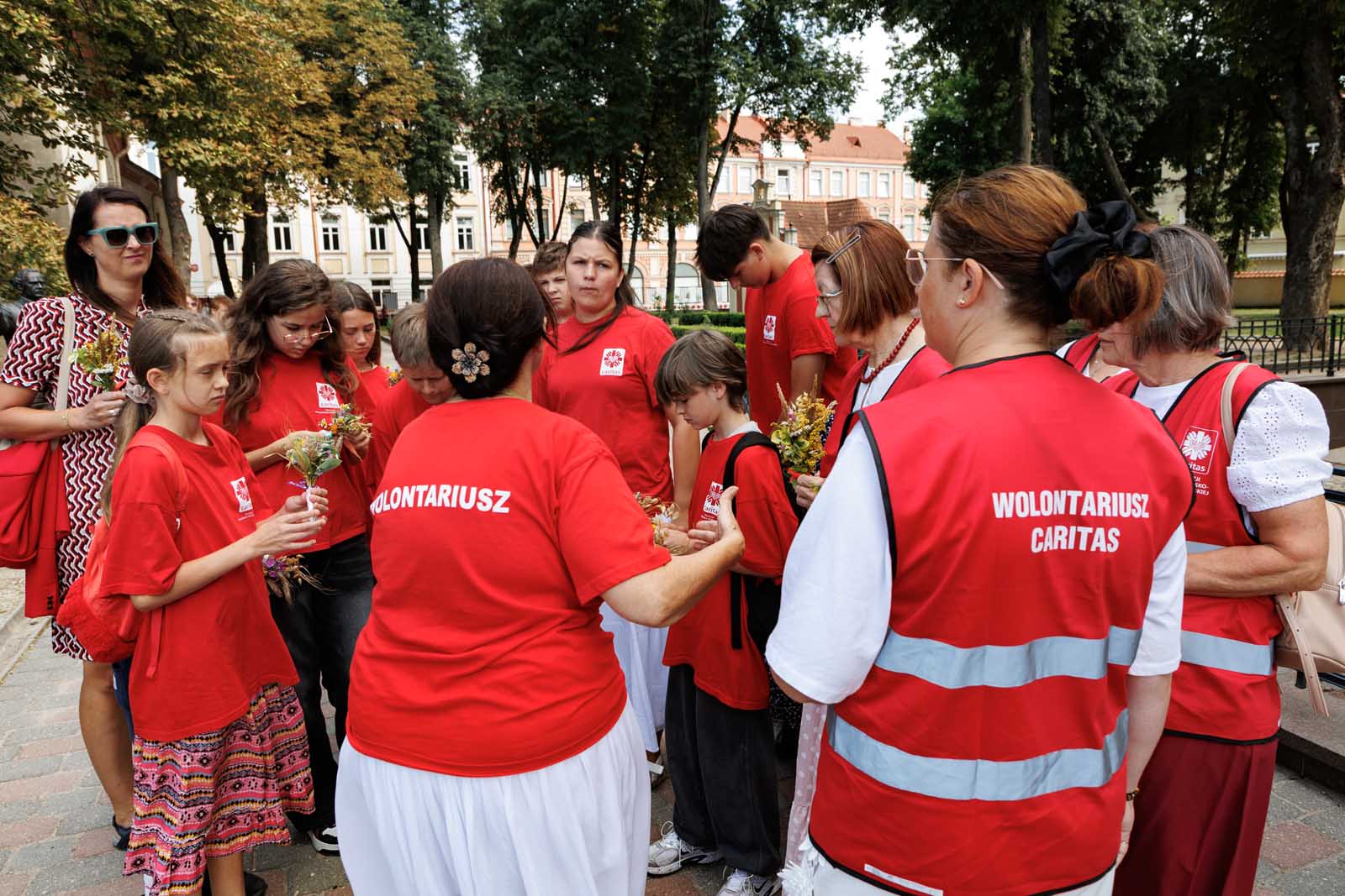 Członkowie Caritas na Litwie.