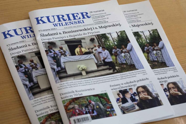 Wydanie codzienne dziennika „Kurier Wileński”.