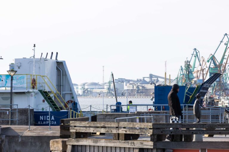 Port w Kłajpedzie.