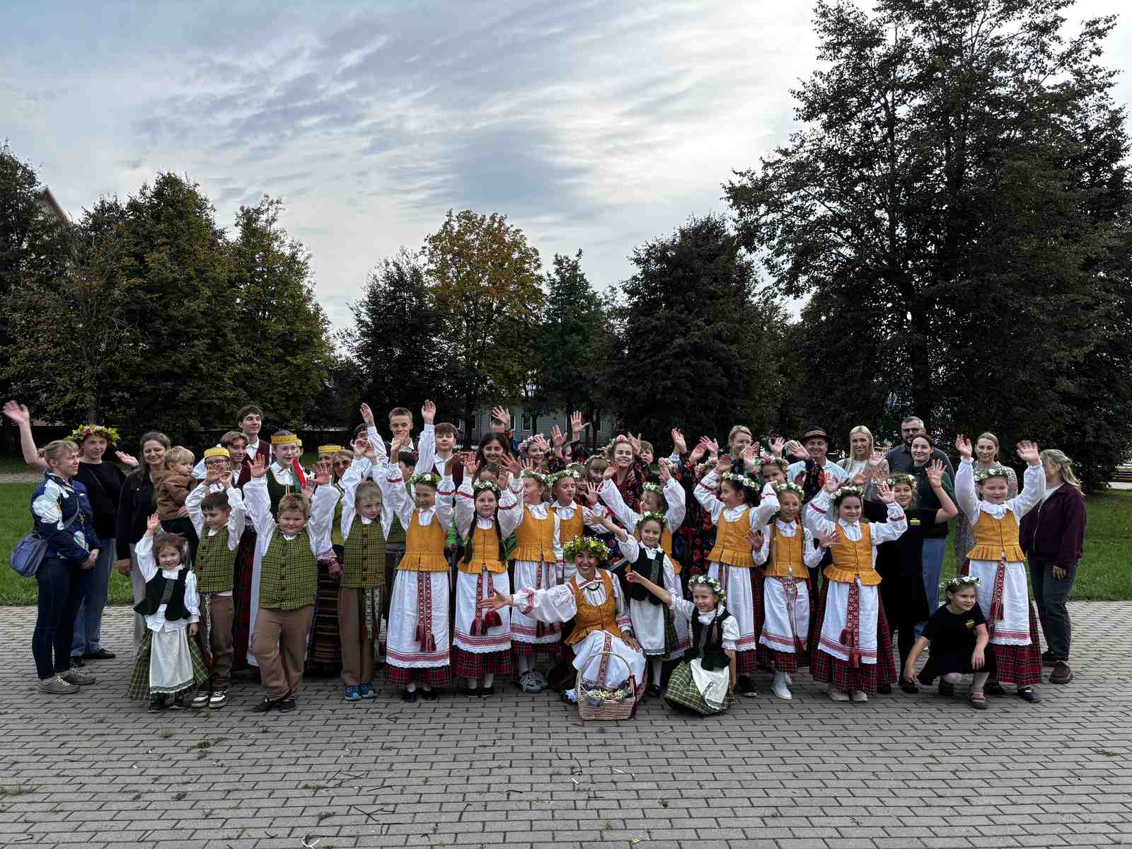 Fot.: Centrum Kultury w Rudominie Rudomino wzięło udział w akcji „Cała Litwa tańczy”.