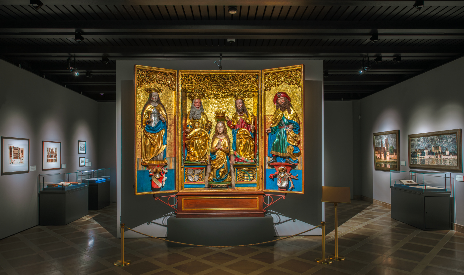 KULT-Malbork-2026-09-10 Jednym z najcenniejszych eksponatów wystawy jest górna część ołtarza z Tenkit.