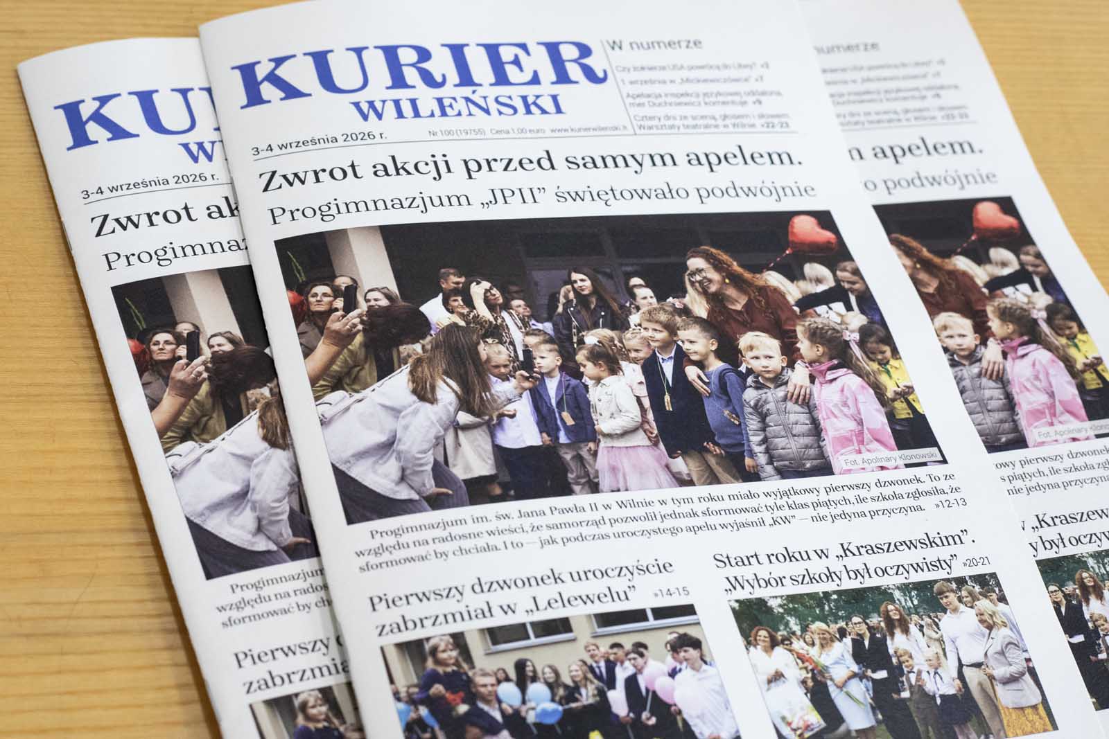 KW-2026-09-03 Wydanie codzienne dziennika „Kurier Wileński”.