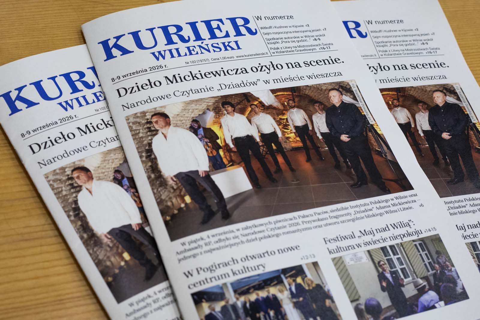 Wydanie codzienne dziennika „Kurier Wileński”.