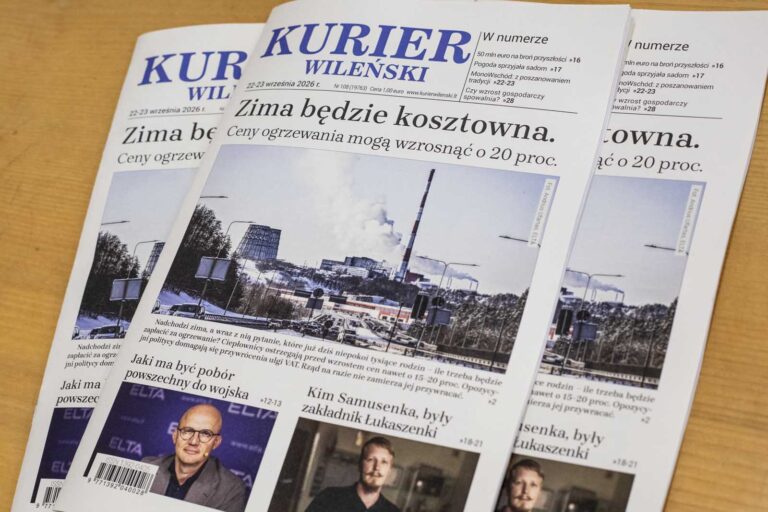 Wydanie codzienne dziennika „Kurier Wileński”.