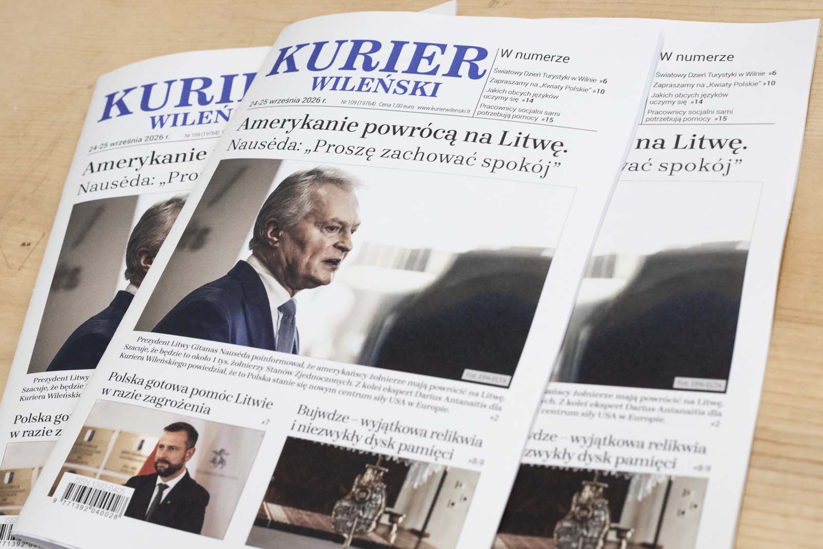 Wydanie codzienne dziennika „Kurier Wileński”.