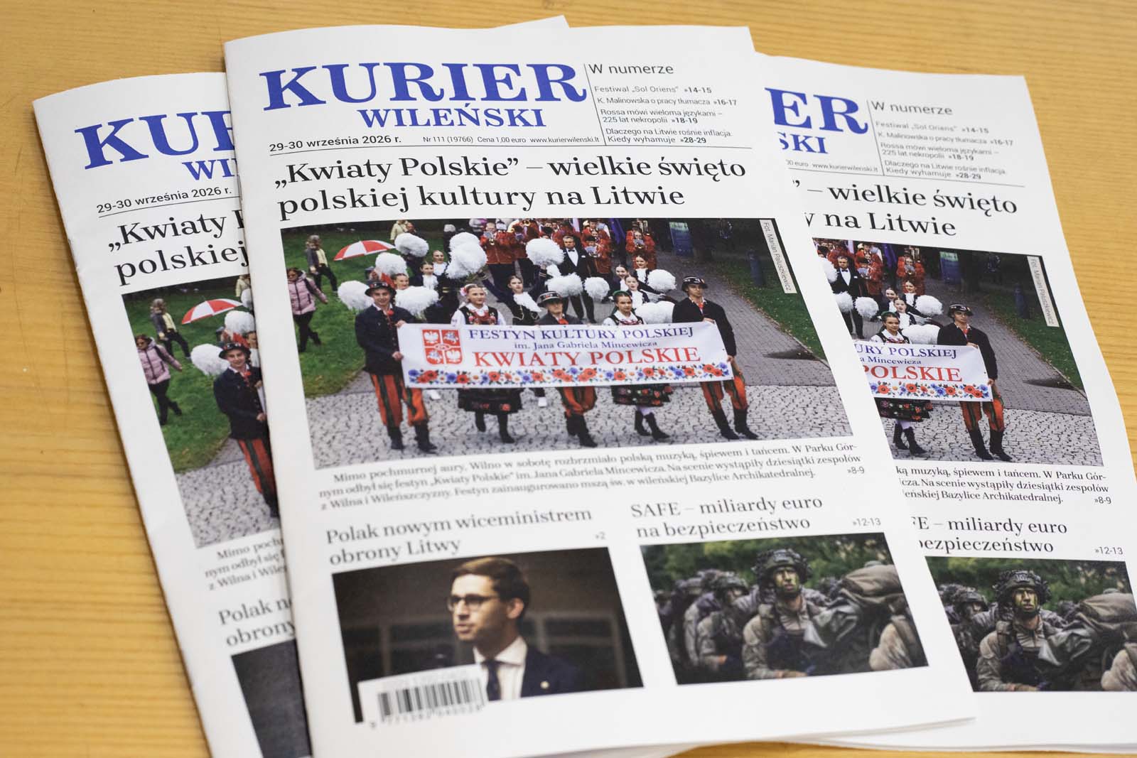 Wydanie codzienne dziennika „Kurier Wileński”.
