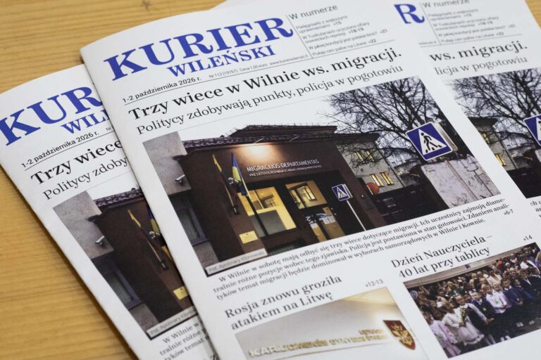Wydanie codzienne dziennika „Kurier Wileński”.