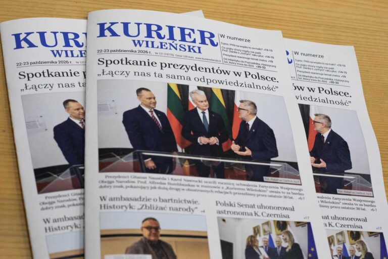 Wydanie codzienne dziennika „Kurier Wileński”.