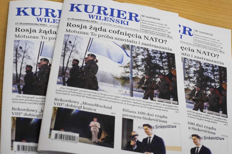 Wydanie codzienne dziennika „Kurier Wileński”.