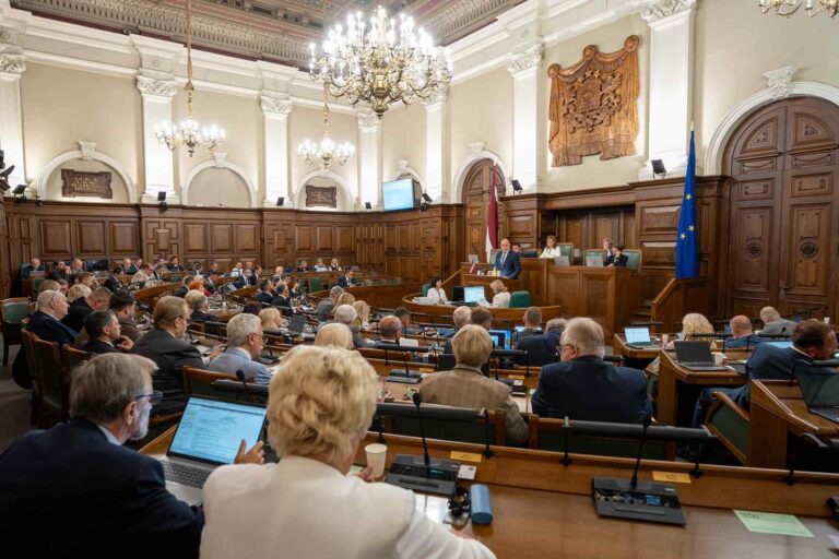 Parlament Łotwy.