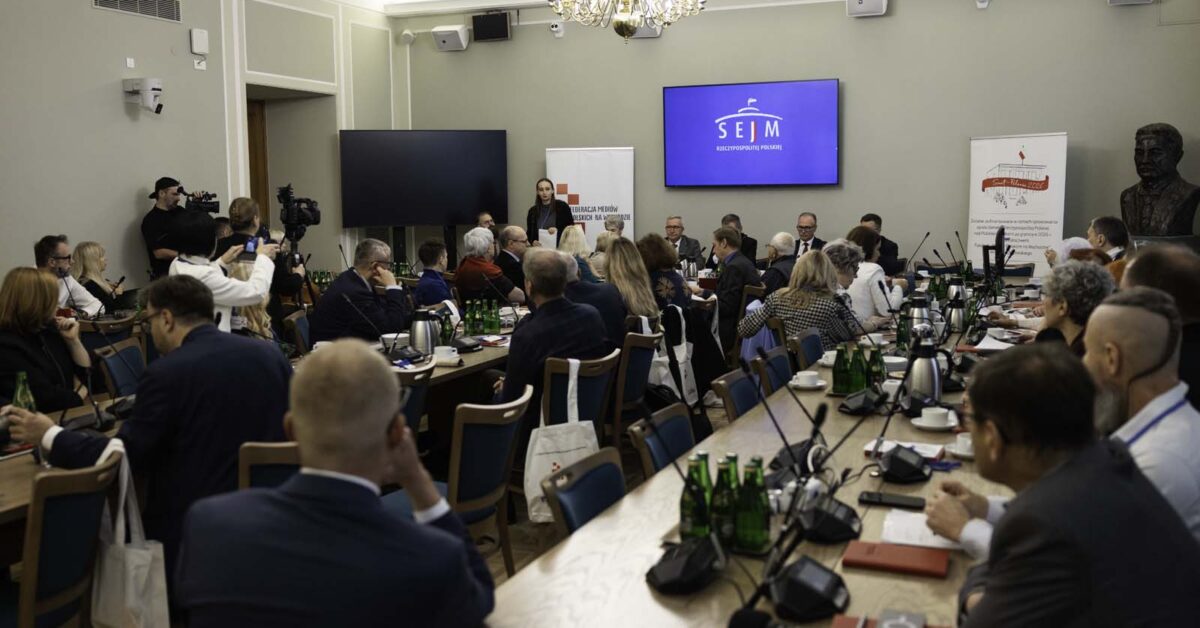 W Sejmie RP odbył się XII Zjazd Federacji Mediów Polskich na Wschodzie