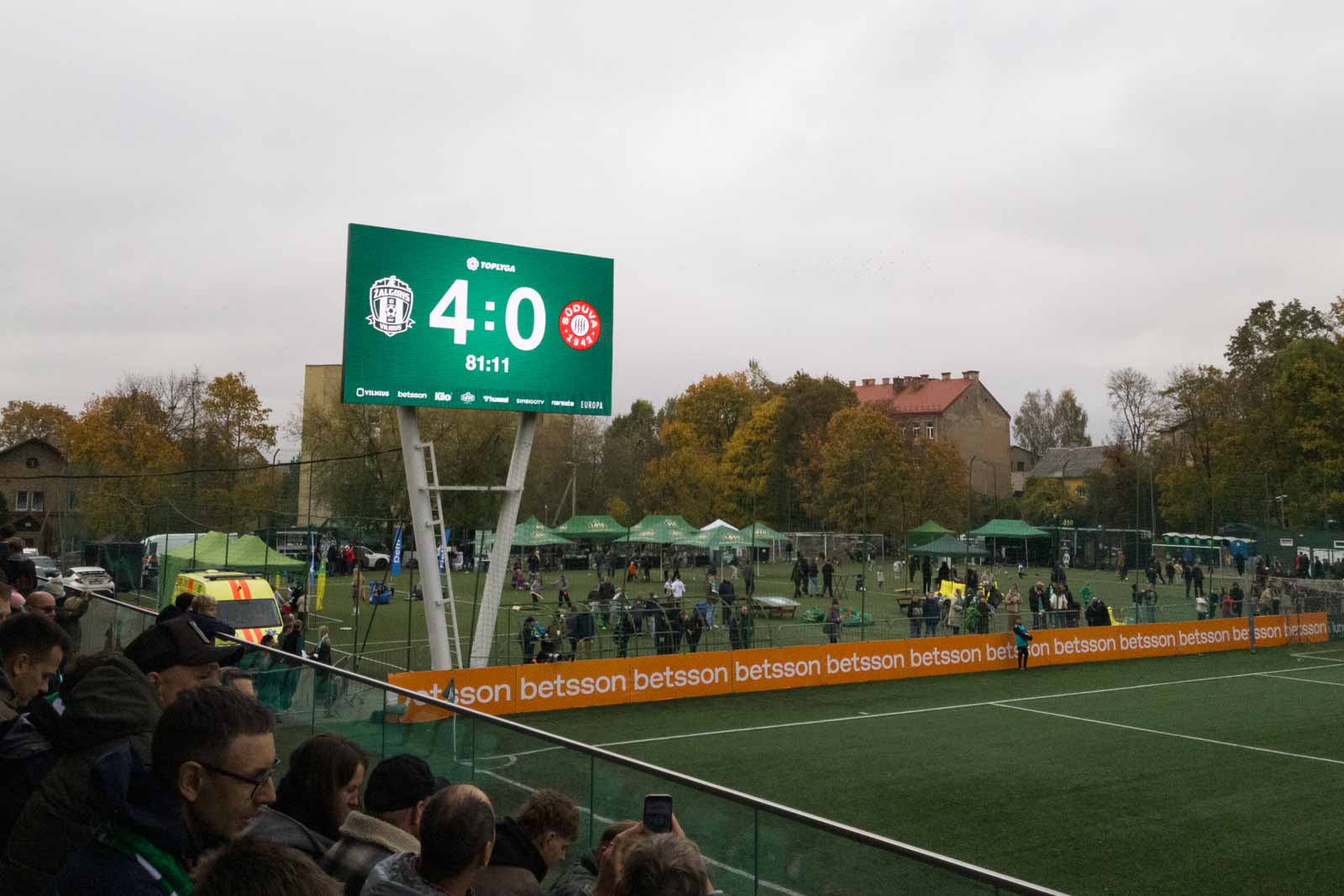 Bezapelacyjnie wygrała drużyna Žalgirisu, z wynikiem 4:00.
