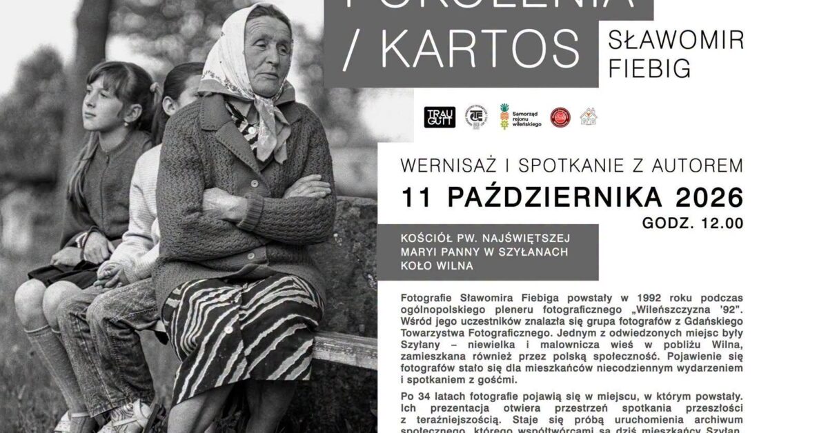Wystawa fotograficzna POKOLENIA/KARTOS autorstwa Sławomira Fiebiga
